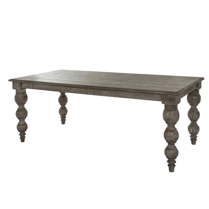 Dine and Dwell St Ives rectangular dining table in brown wood with sturdy legs and smooth tabletop, ideal for dining rooms.