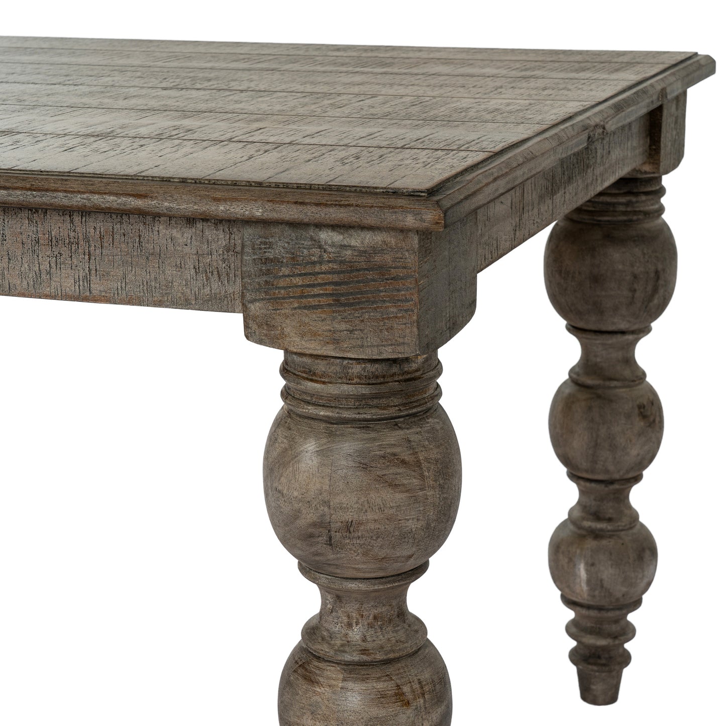 Dine and Dwell St Ives rectangular dining table in brown wood with a smooth tabletop and sturdy legs, ideal for modern dining rooms.