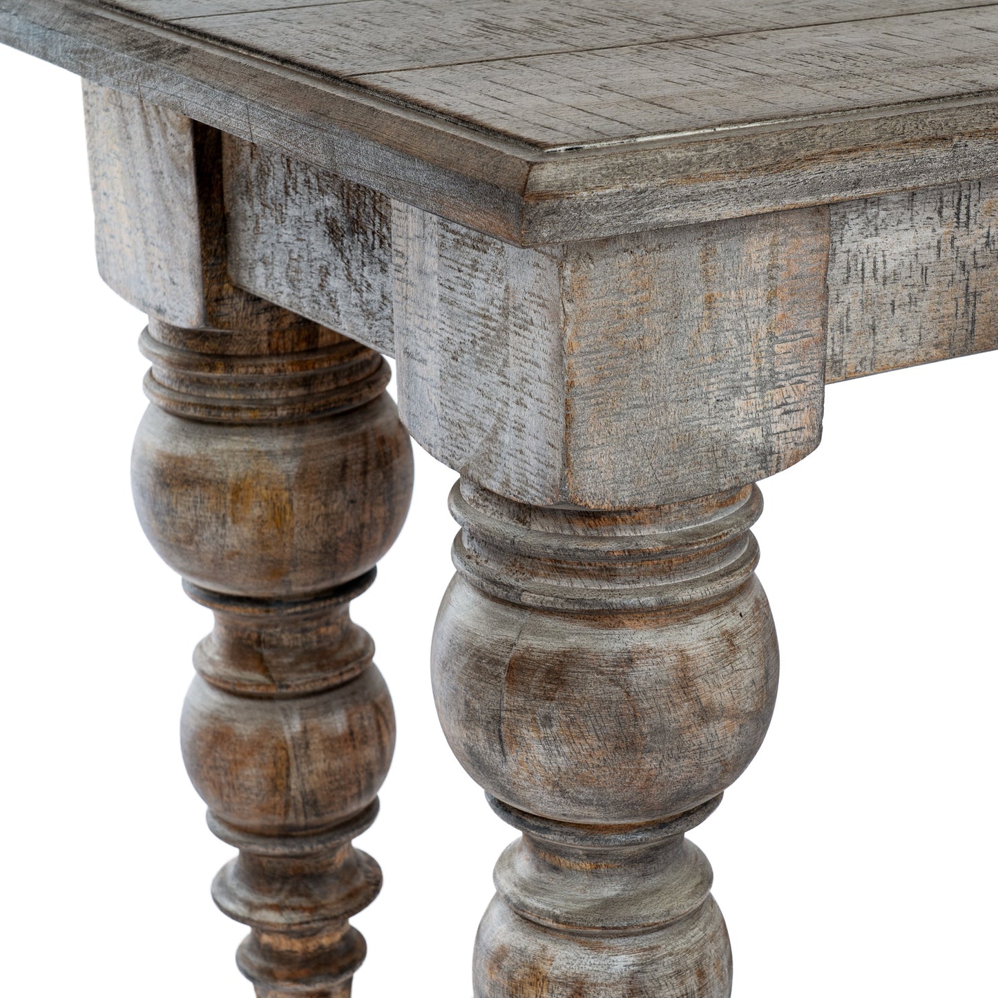 Dine and Dwell St Ives rectangular brown wood dining bench with sturdy legs, ideal for kitchen or dining room seating.