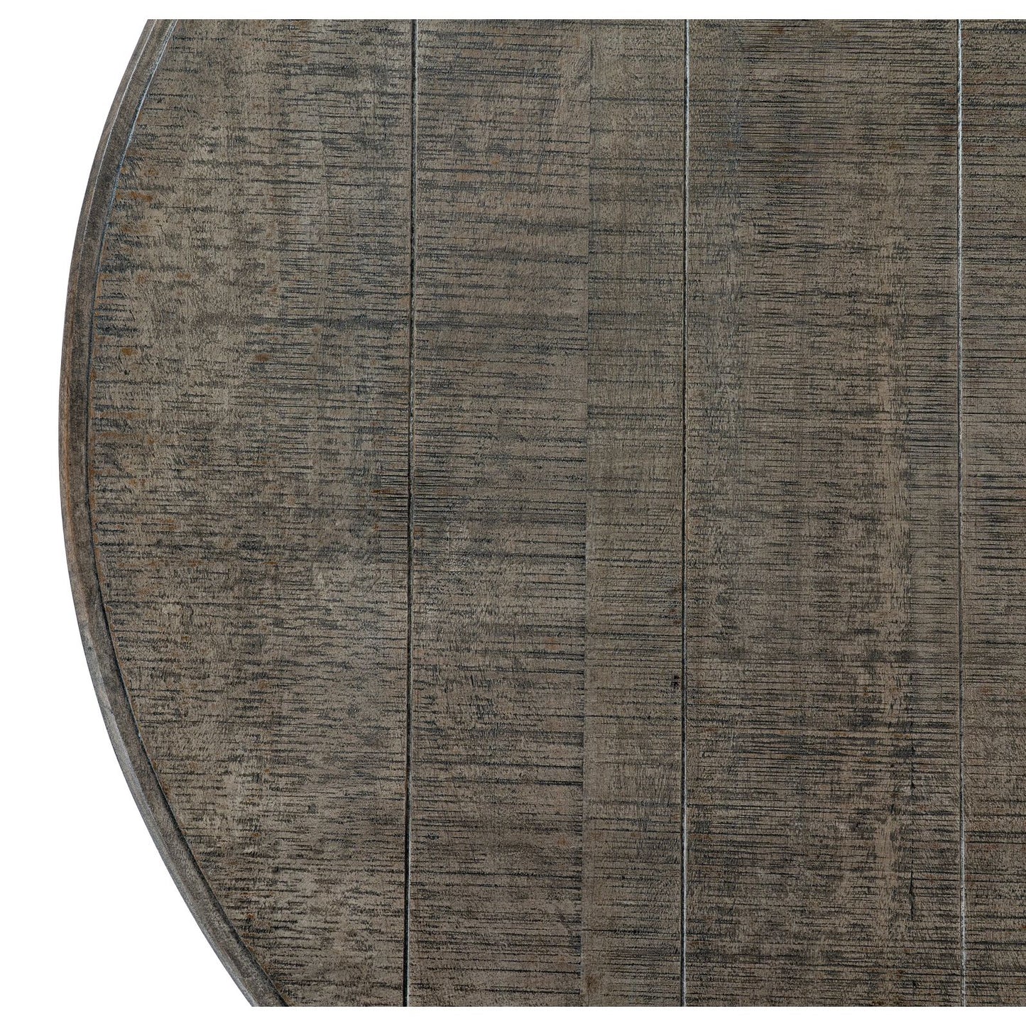Brown Dine and Dwell St Ives Round Dining Table made of wood with a smooth finish, perfect for family meals and gatherings.