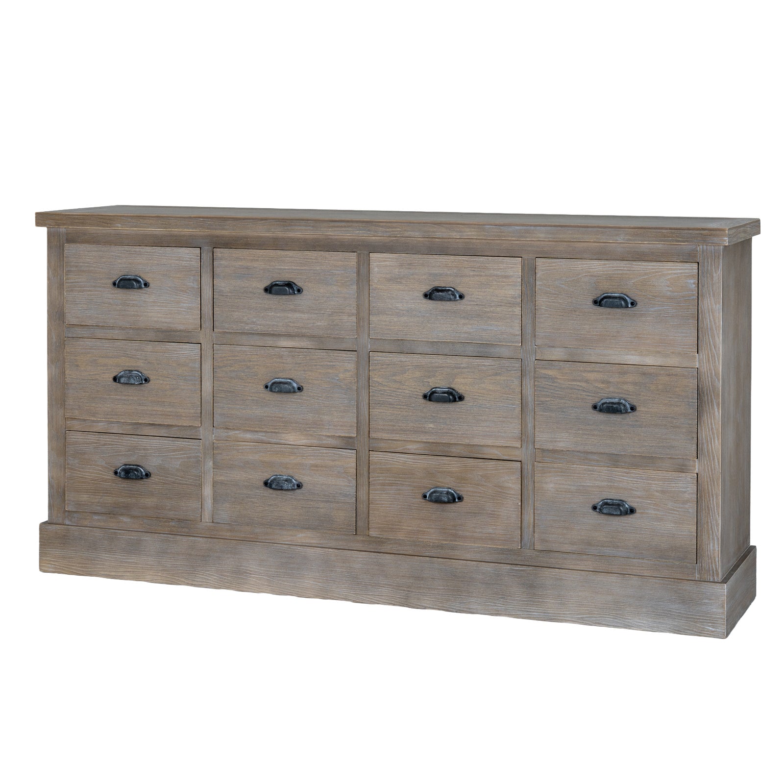 Dine and Dwell Tunbridge 12-drawer sideboard with spacious drawers and organized storage for dining room or living space.