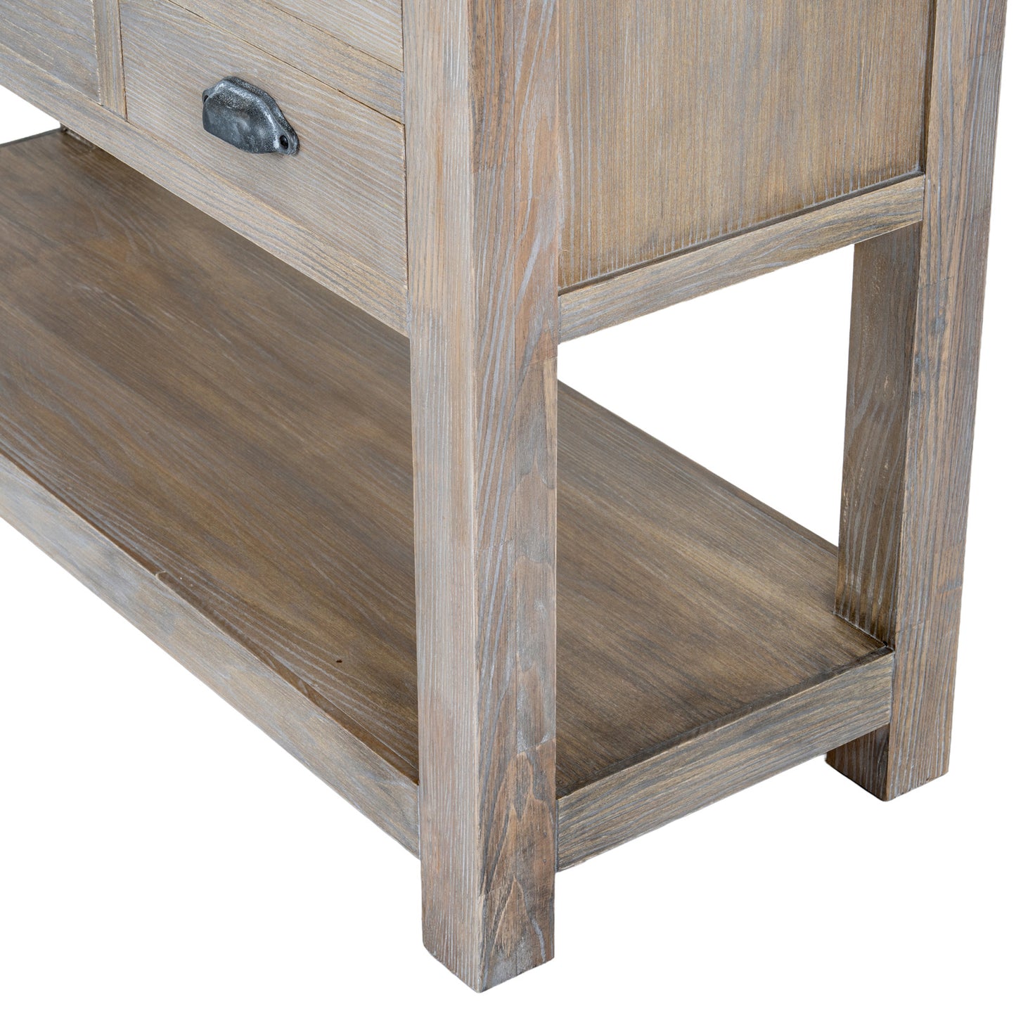 Dine and Dwell Tunbridge 9-drawer sideboard with display shelf, large storage chest for dining rooms and kitchens.