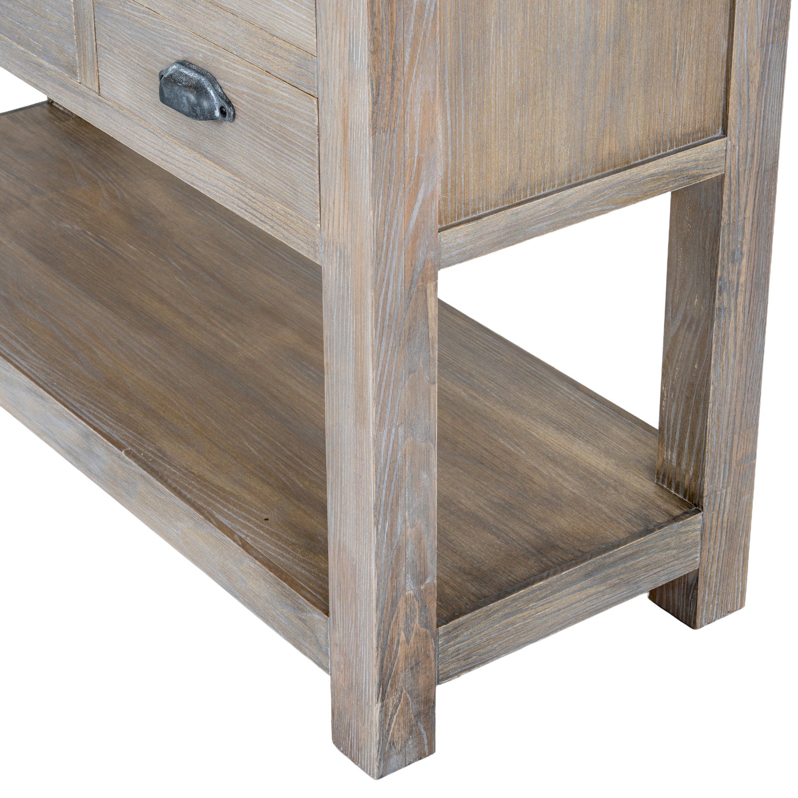Dine and Dwell Tunbridge 9-drawer sideboard with display shelf, large storage chest for dining rooms and kitchens.