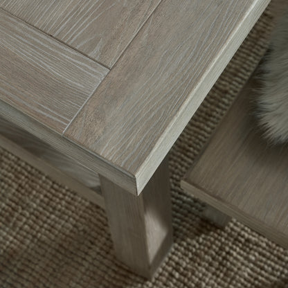 Large Dine and Dwell Tunbridge dining table with wooden finish, ideal for dining rooms and kitchens.