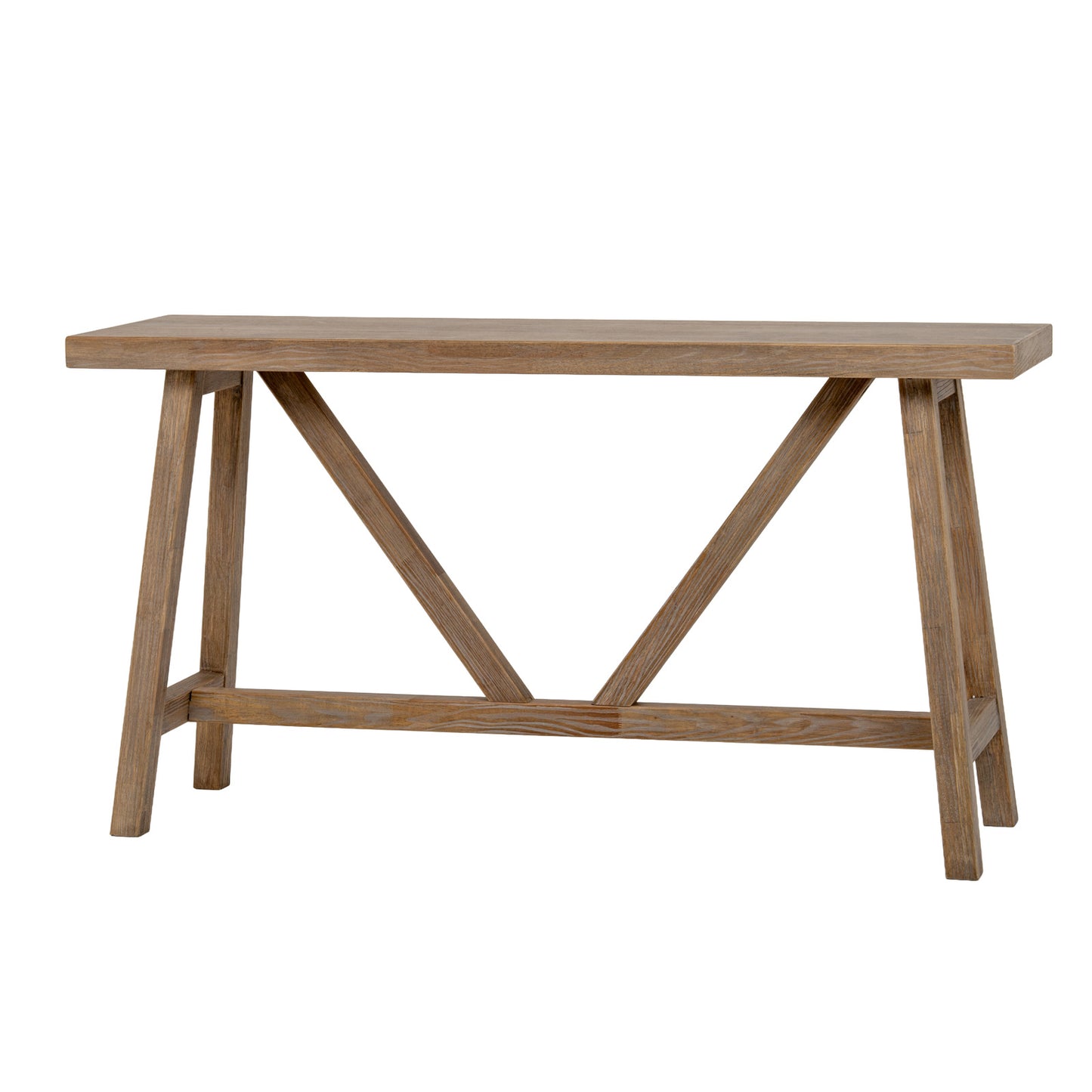 Dine and Dwell Tunbridge slim sideboard console table for dining rooms and kitchens, with a sleek wooden surface and modern design.